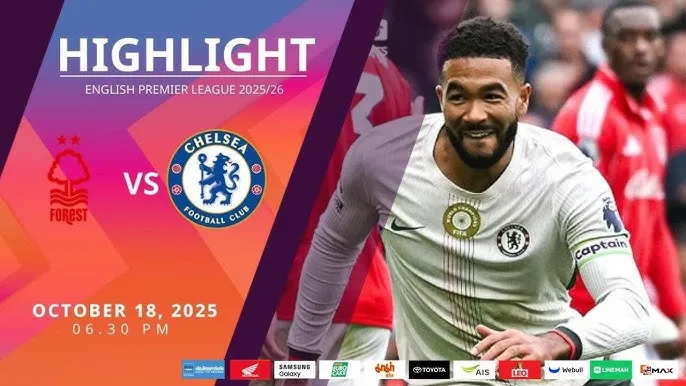 ไฮไลท์ฟุตบอลพรีเมียร์ลีก น็อตติ้งแฮม ฟอเรสต์ vs เชลซี (18-10-68)